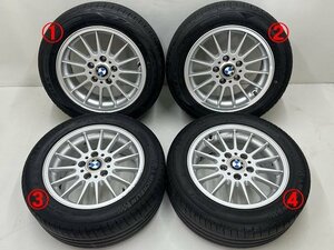 ◎ BMW 320i E36 3シリーズ 97年 CB20 16インチ PCD120 5H アルミホイール 4本セット (在庫No:A34957) (7421) ◎