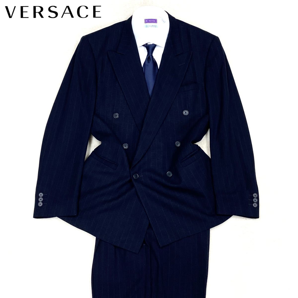 割引 ヴェルサーチ ジャンニヴェルサーチ クチュール VERSACE ネイビー