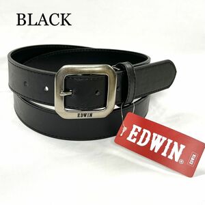 新品 EDWIN 54 黒　エドウィン メンズ ベルト カジュアル ゴルフ