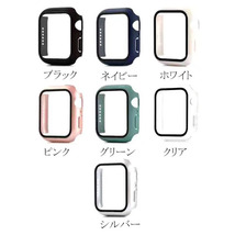 アップルウォッチ 38mm Series 1/2/3用 新品 AppleWatch ケース 保護カバー 全面保護 側面保護 画面保護 軽量 クリア 1 2 3_画像8