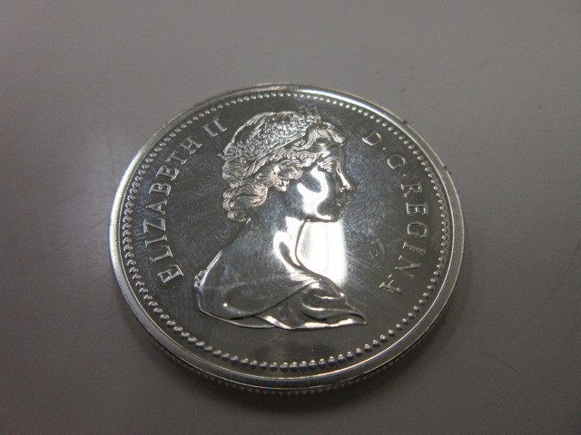 カナダ ブリティッシュコロンビア 銀貨 1971 NGC SP66 1ドル 