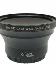 訳あり コンバージョン 魚眼広角レンズ MC HD 0.43× WIDE ANGLE LENS altura [0104]_画像5