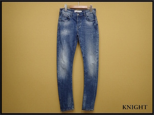HAMAKI-HO jeans *44^ is maki ho / stretch tapered Denim / damage processing / pants /@B1/23*3*2-16