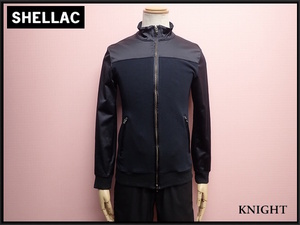 SHELLAC jacket *44^ shellac / Zip up / switch . design /23*3*3-26