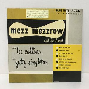 【レコード】10インチ / BLUE NOTE LEXINGTON / MEZZ MEZZROW AND HIS BAND / LP 7023 1952年 オリジナル 1951年パリにての演奏