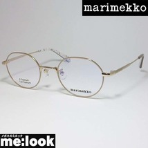 marimekko マリメッコ レディース 女性用 ラウンド 眼鏡 メガネ フレーム 32-0045-5 サイズ47 トップブラウン　ゴールド_画像1