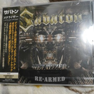 新品未開封 2CD サバトン／メタライザー〜リアームドエディション SABATON METALIZER RE-ARMED