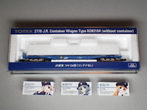 TOMIX　コキ104　 コンテナ搭載　鉄道むすめ　20ft3ケセット　104-2426 G_画像1