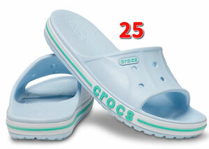 即決価格【25cm】バヤバンド スライド BAYABAND SLIDE CROCS カラー: Mineral Blue / Pistachio ミネラルブルー ピスタチオ 送料510円〜