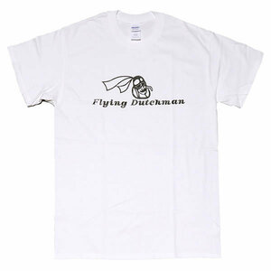 [Lサイズ]Flying Dutchman （フライング・ダッチマン） Records 藤原ヒロシ着用 ロゴTシャツ 白