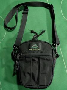 ▲グレゴリー green label relaxing 別注 コラボ 緑ロゴ クイックポケット M ブラック 美品!!!▲