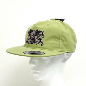 VOLCOM ボルコム D5512303RFP② キャップ 帽子 Cap 5パネル ユーポン社製 リーフピンク色 薄いグリーン ヴォルコム 新品 即決 送料無料