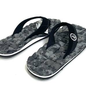 VOLCOM ボルコム V0812350GRC⑤ メンズ US9 27cm ビーチサンダル BeachSandal ビーサン グレー系 迷彩色 靴 ヴォルコム 新品 即決 送料無料の画像4