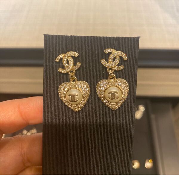 【ゴールドハート】CHANEL ★ピアス ラスト1点!国内完売!