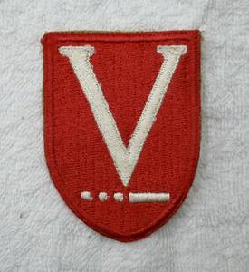 実物 WW2 米国陸軍 1942年 タスクフォース 肩章 WW2 TASK FORCE SHOULDER PATCH