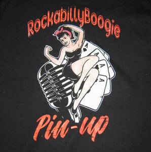 ROCKABILLY PIN-UP GIRL　ロカビリー　ピンナップ・ガール　◆ロンT　M・L・2L の3サイズあり