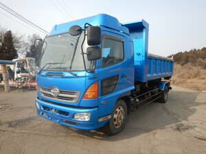 2008Hino レンジャー 増tonne container運搬vehicle Hiab Wシリンダー マルチリフト 走行166,729ｋｍ　現状渡し　引き取り限定