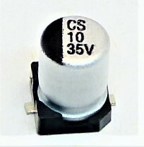 電解コンデンサ 35v 10μF（SMD) 105°C 1個（35v 10uf）