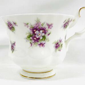 D5845* ROYAL ALBERT ロイヤルアルバート Sweet Violets スイートバイオレット カップのみ 金彩 花柄 食器の画像2