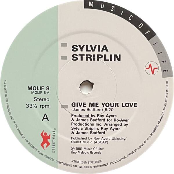 Sylvia Striplin - Give Me Your Love / Will We Ever Pass This Way Again / Look Towards The Sky