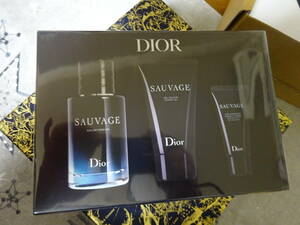  coupon using! new goods [DIOR]SAUVAGEsova-ju coffret plus * unopened * profit pass complete sale goods gift!