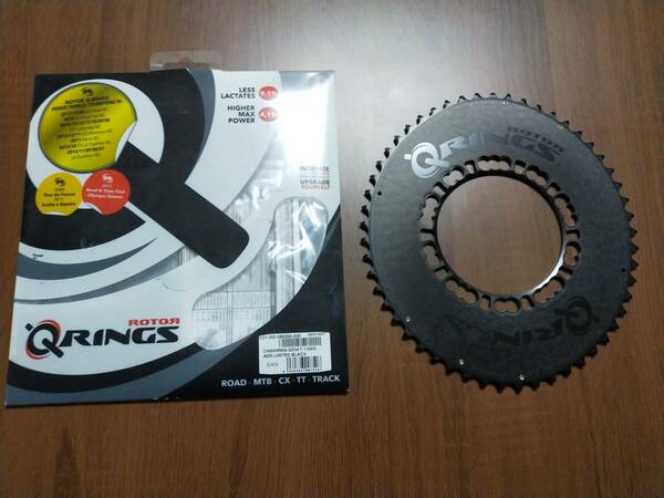 Q-RINGS　AERO 53T　LIMITED　BLACK　BCD110mm 5穴　ROTOR ローター　OVAL　楕円　オーバル