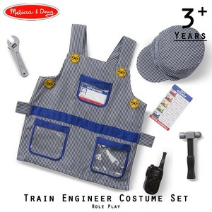 エンジニア 電車 鉄道 コスチューム 3歳 4歳 5歳 6歳 小物付き メリッサ＆ダグ ハロウィン 仮装 子供 衣装 コスプレ