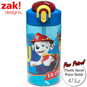 水筒 パウ・パトロール ストローボトル ブルー 473ml スパウト ウォーターボトル 子供 パウパト ZAK pawpatrol