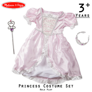 プリンセス ドレス コスチューム 3歳 4歳 5歳 6歳 小物付き メリッサ＆ダグ ハロウィン 仮装 子供 衣装 コスプレ