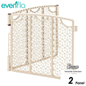  baby gate Play Space gate enhancing 2 panel bar sa tile i-bn flow cream evenflo / delivery classification A