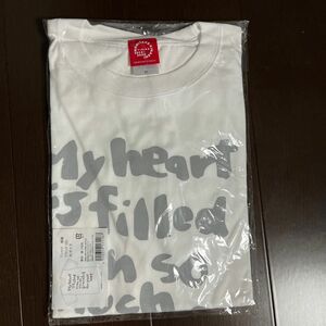 木梨憲武展　NORITAKE KINASHI TIMING Tシャツ 感謝　白　LL