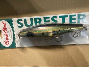 クリークチャブ　creek chub SURFSTER drt ビッグベイト　シーバス