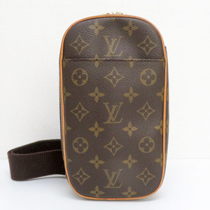 ルイヴィトン LOUIS VUITTON モノグラム ポシェットガンジュ ボディバッグ ショルダーバッグ M51870 CA0070 中古 [質イコー]