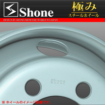 新品 6本価格 会社宛 送料無料 17.5×6.00 6穴 +127 SHONE トラックスチールホイ－ル 4トン車 鉄 三菱 キャンター パッカー 特価 NO,SH306_画像4