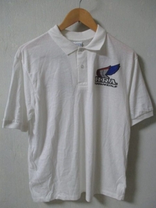 80's USA製 HONDA ホンダ HRA カリフォルニア ウイングロゴ ポロシャツ Lサイズ 検ヴィンテージ