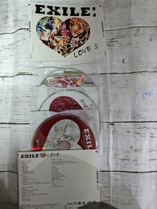 エグザイル　ラブ　CD+2DVD 　ケースなし発送します。