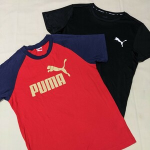 +SQ8 PUMA プーマ 福袋 160 2点 セット まとめ 男の子 男子 半袖 Tシャツ カットソー スポーツ ウェア トレーニング