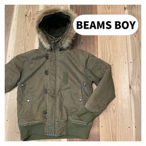 BEAMS BOY Beams Boy military jacket Mod's Coat fur f-ti lining quilting size M corresponding lady's sphere mc1250