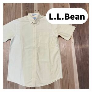 L.L.Bean エルエルビーン WRINKLE RESISTANT 半袖 半袖シャツ オックスフォード ボタンダウン サイズXL相当 玉mc1344