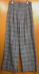  lady's *GAP* wide pants 0 check secondhand goods 