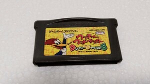 GBA ウッディーウッドペッカー クレイジーキャッスル５ カセットのみ 動作確認済 即決あり 送料無料