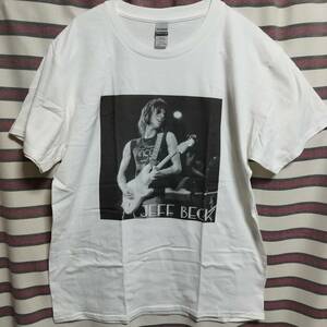 JEFF BECK　ジェフベック 追悼 Tシャツ【Lサイズ】送料無料/新品 (検) ヴィンテージ Vintage バンドTシャツ ローリングストーンズ