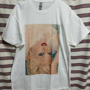 90's マドンナ MADONNA BIGプリントTシャツ 『Bedtime Stories/ベッドタイムストーリーズ』【Lサイズ】送料無料　検)水着 SEXY ヌード 美女