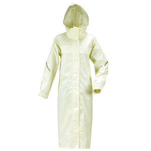 * ivory * S-M size ( dress length 110cm)kaji make-up raincoat mail order Winter Cherry winter Cherry rain tuck raincoat 2