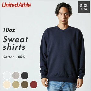 ☆ 019.ナチュラル ☆ Mサイズ ユナイテッドアスレ UnitedAthle スウェット メンズ 通販 レディース 長袖 厚手 10.0オンス ルームウェアの画像3