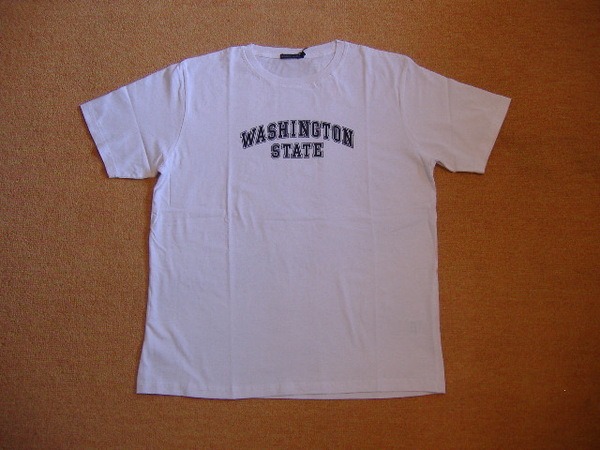 【セール！！】半袖Ｔシャツ◎WASHINGTON◎白◎Ｌサイズ