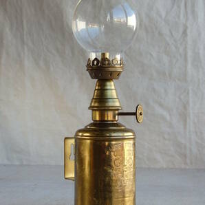 フランスアンティーク オイルランプ 灯具 ランタン 蚤の市 ブロカント ランタン 古道具 仏の画像1