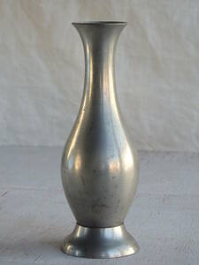 フランスアンティーク ポット 花器 　ピューター ETAIN ブロカント シャビーシック フラワーベース 花瓶