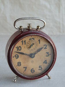 フランスアンティーク 時計 置時計 目覚まし時計 古い 手巻き ブロカント ビンテージ 蚤の市 仏