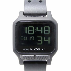 NIXON ニクソン Heat All Black A1320-001 ヒート デジタル サーフ スポーツ LCDモジュール オールブラック 30012075